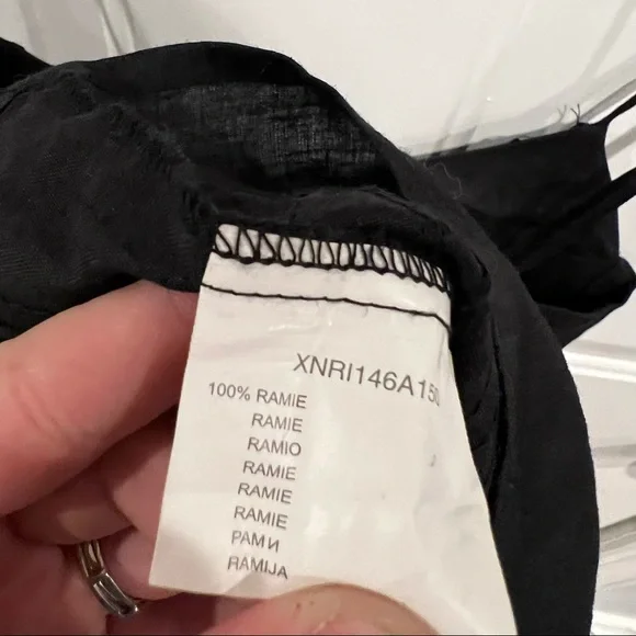 Naf Naf Black Slip Dress Sequin - Picture 7 of 8